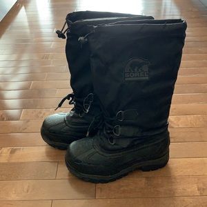 Sorel vintage black winter boots